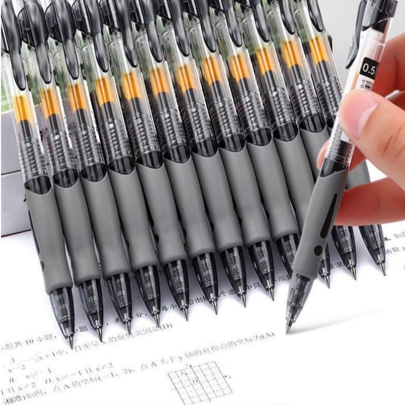 Stationery Supplier - 13/30本セットのリトラクタブルゲルペンセット、黒/赤/青インク、筆記用リフィル、オフィスアクセサリー、学校用品、文房具