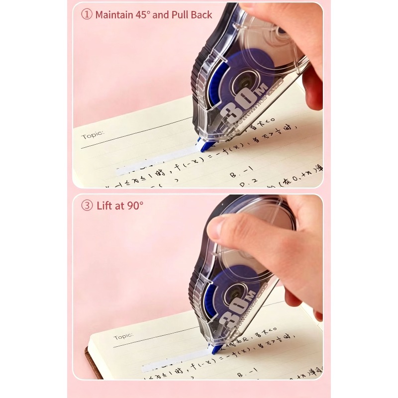 修正テープ 3/5個入り 修正ローラー 8m 大容量 スムー - Correction Tape Roller のレビューと価格