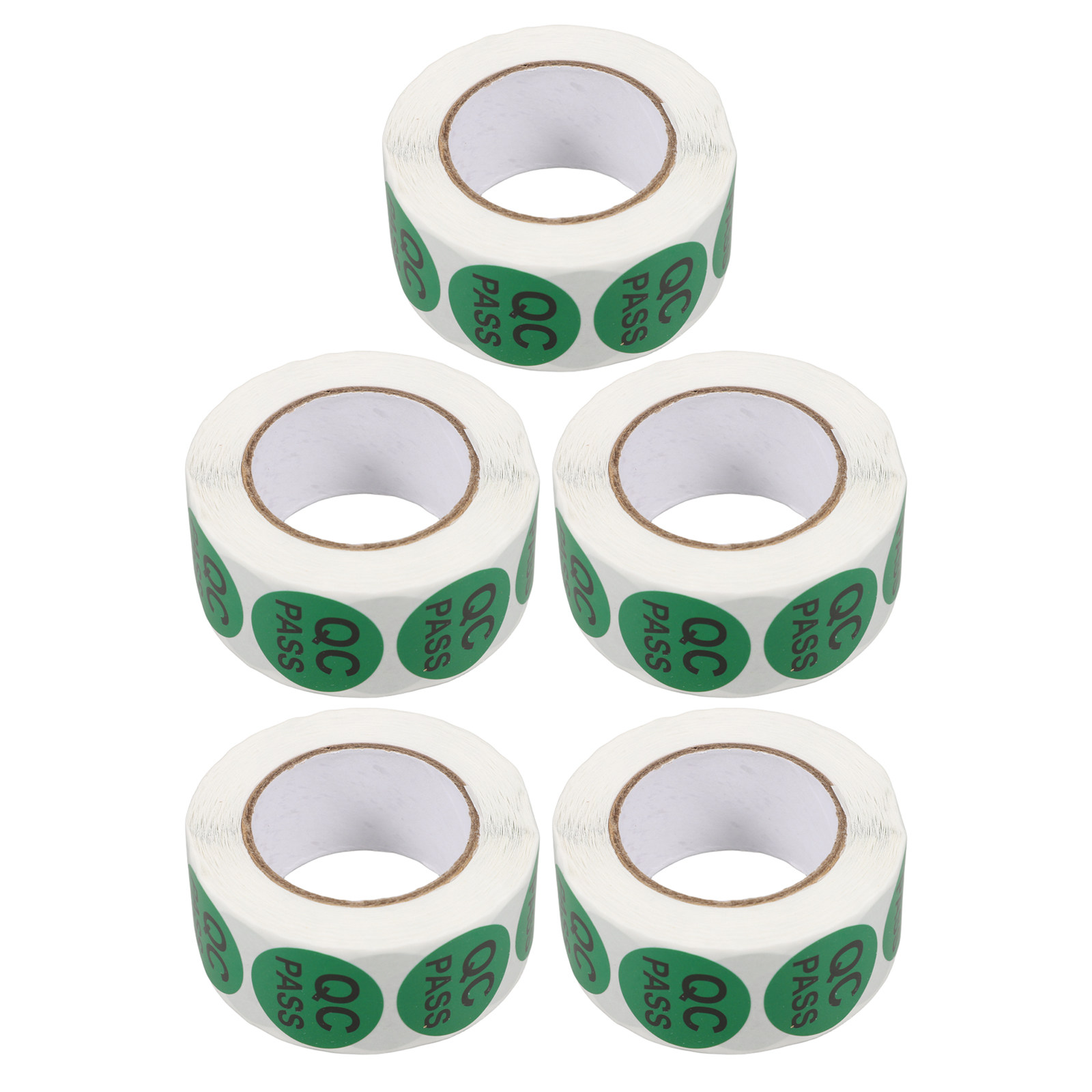 5個入り、円形の高品質ラベル、円形の粘着式QCステッカー、生 - Sticker Label Roll のレビューと価格