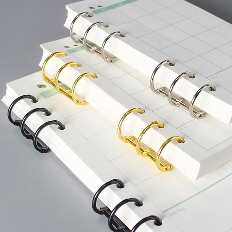 ノートブックアルバム、金属製ブックリング、ファイル、紙、スク - Binder Clip Assorted のレビューと価格