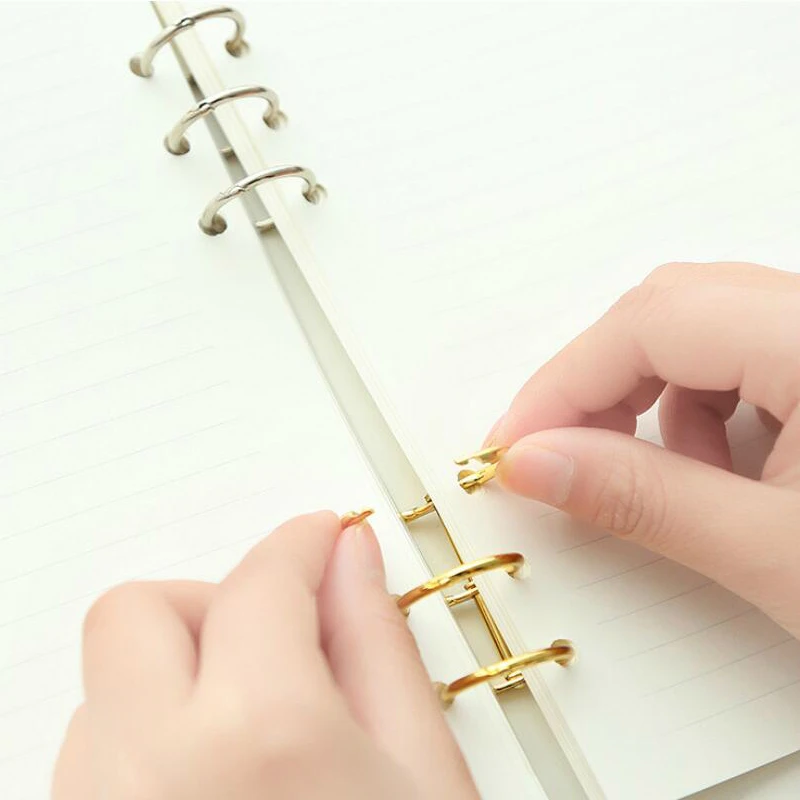 ノートブックアルバム、金属製ブックリング、ファイル、紙、スク - Binder Clip Assorted のレビューと価格