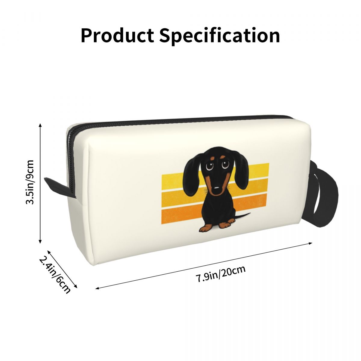 かわいい黒と茶色の滑らかなコーティングが施されたダックスフン - Tan Stationery & Office Supply のレビューと価格