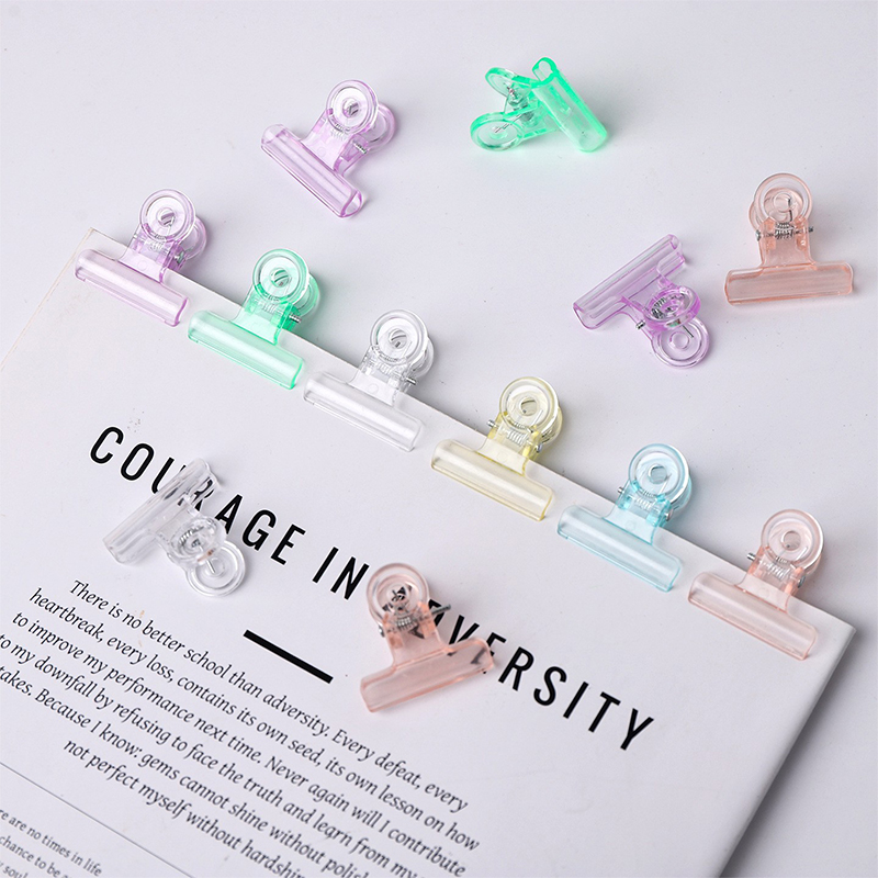 10/20個入り 31mm キャンディーカラー プラスチック - Binder Clip Assorted のレビューと価格