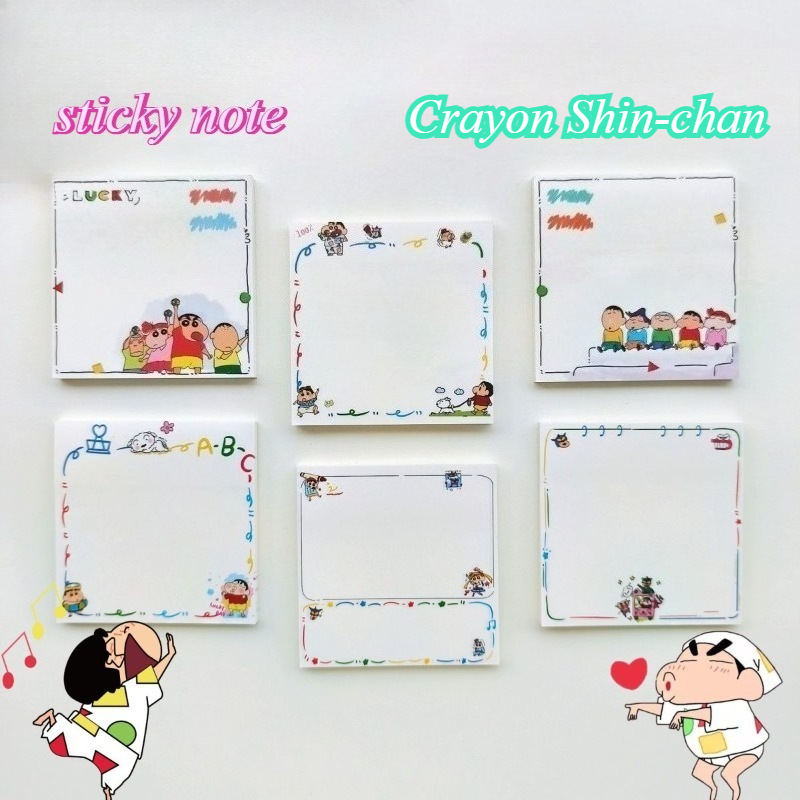 クレヨンしんちゃんの可愛いメモ帳。学生向けのメッセージノート - Stationery Supplier のレビューと価格