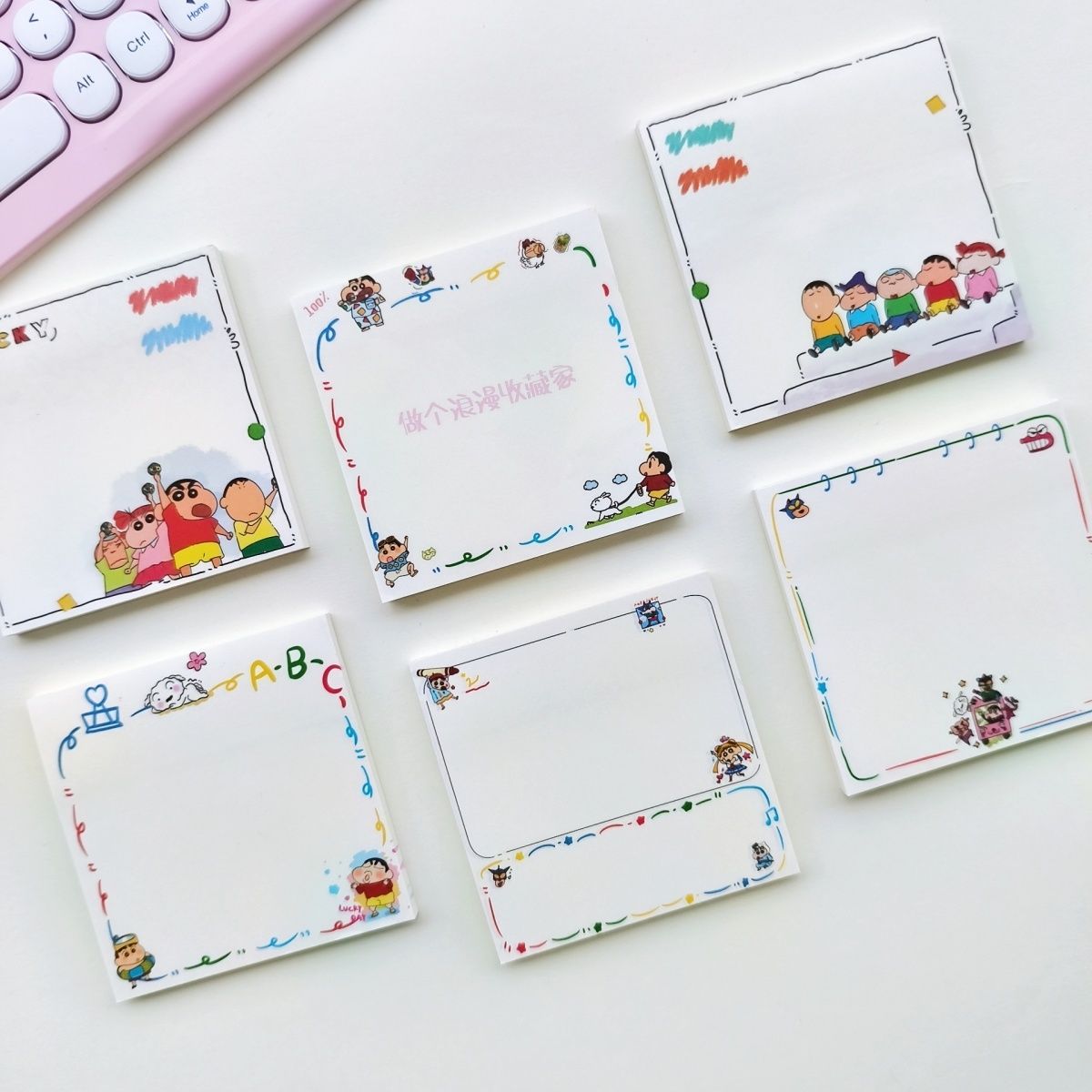 クレヨンしんちゃんの可愛いメモ帳。学生向けのメッセージノート - Stationery Supplier のレビューと価格